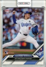 2024 Topps Now Yoshinobu Yamamoto WS-5 White Parallel Los Angeles Dodgers