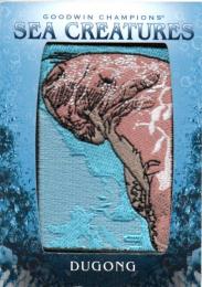 【カード下部キズあり】2020 UPPER DECK Goodwin Champions  Dugong Manufactured Sea Creatures Patch