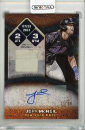 2025 Topps Series 2 Jeff McNeil Rounding the Bases Autograph Relics #RTBAJMC【35/38】
