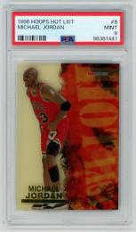 1996-97 Hoops Hot List Michael Jordan Hot List/#8【PSA9】 Chicago Bulls