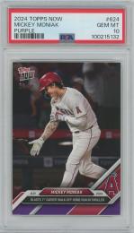 2024 TOPPS Now Purple #624 / MICKEY MONIAK(Los Angeles Angels) 【23/25】[PSA10/GEM MINT]
