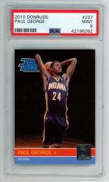 2010-11 Panini Donruss Paul George Rated Rookie/#237【PSA9】 Indiana Pacers