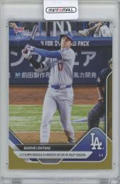 2025 TOPPS Now Gold Foil #145 / SHOHEI OHTANI(Los Angeles Dodgers) 【44/50】