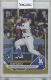 2025 TOPPS Now Gold Foil #183 / DALTON RUSHING(Los Angeles Dodgers) 【43/50】