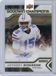 2023 UPPER DECK Goodwin Champions Anthony Richardson Autograph (RC)【封シール未開封】