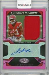 【裏面微ヘコミあり】2025 PANINI Certified Jalen Royals Autograph & Memorabilia(RC)【166/299】