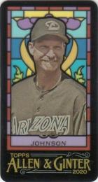 2020 Topps Allen & Ginter  Randy Johnson 2 (MINI CARD)