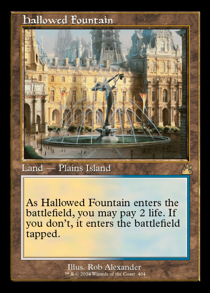 ミントモール / MINT GAMES MTG店 / 【RVR】【ENG】【Foil】《神聖なる泉/Hallowed Fountain》旧枠版