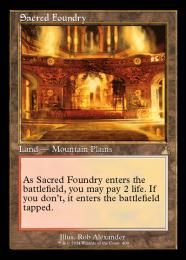 【RVR】【ENG】【Foil】《聖なる鋳造所/Sacred Foundry》旧枠版