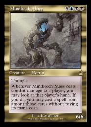 【RVR】【ENG】【Foil】《精神ヒルの塊/Mindleech Mass》旧枠版
