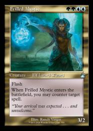 【RVR】【ENG】【Foil】《エリマキ神秘家/Frilled Mystic》旧枠版