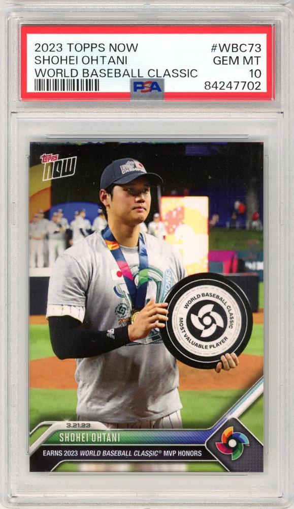 大谷翔平 2023 MLB TOPPS NOW 渋 WBC 73 PSA10