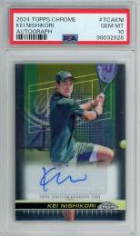 2024 Topps Chrome Tennis Kei Nishikori Autographs/#TCA-KNI【PSA10】