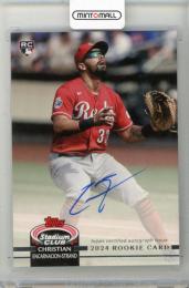 2024 TOPPS Stadium Club  Christian Encarnacion-Strand 1992 Rookie Design Variations Autographs #RDVACE【49/50】 Cincinnati Reds