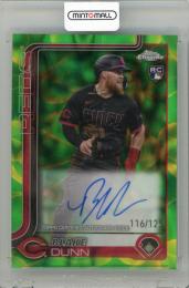 2025 TOPPS Chrome Update Blake Dunn Rookie Autographs Green Yellow Lava Lamp Refractors #RABD【116/125】 Cincinnati Reds