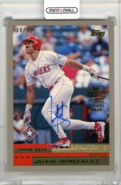 2024 TOPPS Archives Signature Series Retired Juan Gonzalez Autograph【14/22】 Texas Rangers