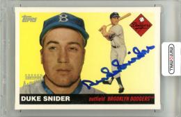 2004 Topps  Duke Snider #DBA-DS Autgraph Card Dodgers
