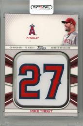 2022 TOPPS Mike Trout Commemorative Player Jersey Number Medallions #JNMMT Los Angeles Angels