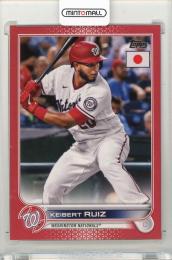 2022 TOPPS Japan Edition Keibert Ruiz Red #131【1st No. 1/5】 Washington Nationals