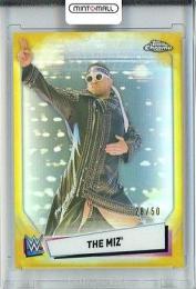 2021 Topps Chrome WWE  The Miz Base Gold 28/50