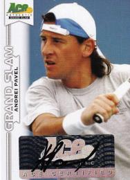 2013 Ace Authentic Grand Slam Tennis  Andrei Pavel Autographs