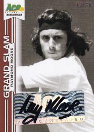 2013 Ace Authentic Grand Slam Tennis  Raymond Moore Autographs Brownパラレル版 10/50