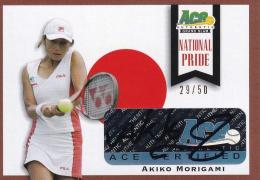 2013 Ace Authentic Grand Slam Tennis  Akiko Morigami National Pride Autographs Brownパラレル版 29/50