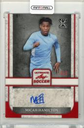 2022 LEAF Ultimate Soccer  Micah Hamilton Rookie Red Auto #BA-MH1【3/3】 Manchester City