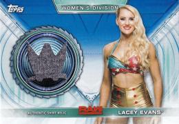 2019 Topps WWE Women’s Division Wrestling SmackDown Lacey Evans Superstar Shirt Relics Blueパラレル版 04/25