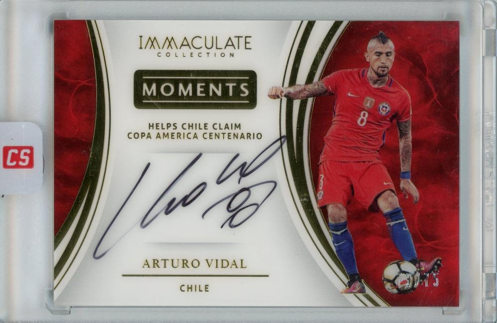 ミントモール / MINT 札幌店 / 2017 PANINI Immaculate Collection Soccer Arturo Vidal  Immaculate Moments Autograph 75枚限定 /73