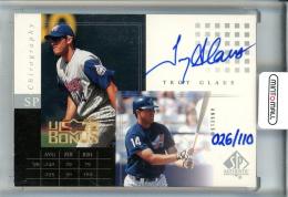 2000 SP Authentic Troy Glaus SP Chirography Autograph【026/110】 Los Angeles Angels