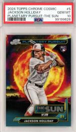 2024 Topps Cosmic Chrome Jackson Holliday Planetary Pursuit Sun Baltimore Orioles