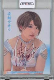 2023 BBM Ambitious!! 女子プロレス  安納サオリ ピンク箔サインカード 21/50