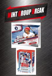 MINT GROUP BREAK グループブレイク MLB 2025 TOPPS CHROME UPDATE BASEBALL BREAKER DELIGHT 1ケース + UPDATE SERIES VALUE BOX 3ボックス MIXER #1 【ランダムチーム式】