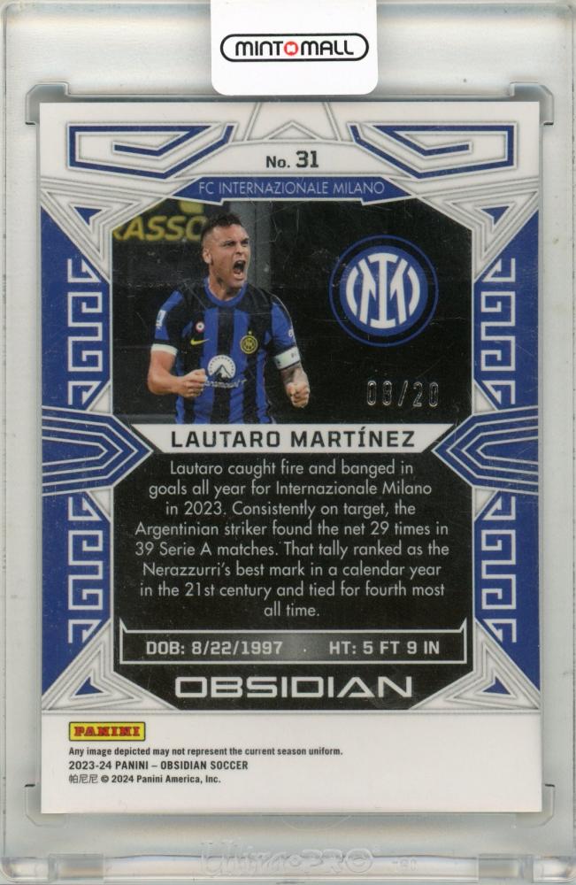 ミントモール / MINT 三宮店 / 2023-24 Panini Obsidian Soccer 