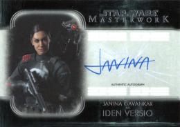 2020 Star Wars Masterwork  Iden Versio/Janina Gavankar Autograph