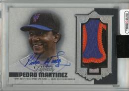 2019 Topps Dynasty New York Mets Pedro Martinez Autographed Patch Silver パラレル版 (1stナンバー!) 1/5