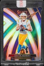 2019 Panini Select Justin Herbert #303 XRC Los Angeles Chargers