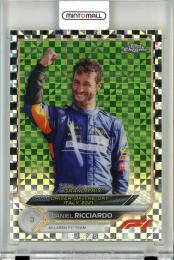 2022 Topps Chrome Formula 1  Daniel Ricciardo #185 Grand Prix Winners Checker Flag Refractor
