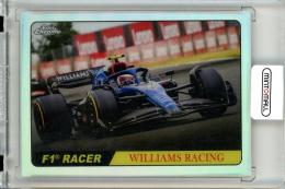 2022 Topps Chrome Formula 1  Nicholas Latifi 1968 Topps Hot Rods