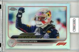 2022 Topps Chrome Formula 1  Max Verstappen #188 Grand Prix Driver Of The Day Refractor