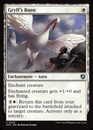 【INR】【ENG】【Foil】〈025-U-W〉《グリフの加護/Gryff's Boon》