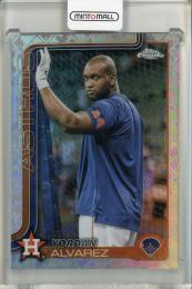 2025 Topps Chrome Logofractor Yordan Alvarez Image Variation Houston Astros