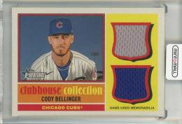 2025 Topps heritage Cody Bellinger Clubhouse Collection Single Player Dual Relic Chicago Cubs