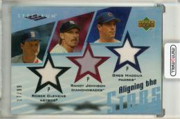 2007 Upper Deck Spectrum Greg Maddux/Roger Clemens/Randy Johnson Aligning the Stars【17/99】 San Diego Padres/Houston Astros/Arizona Diamondbacks