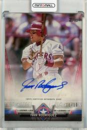 2018 Topps Ivan Rodriguez Legends Autographs【06/10】 Texas Rangers