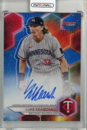 2023 Bowman's Best Luke Keaschall Blue Refractor Autographs【121/150】 Minnesota Twins