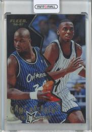1996-97 Fleer Anfernee Hardaway/Shaquille O'Neal Game Breakers #10 Orlando Magic