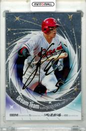 2025 BBM BBMカード35周年&週刊ベースボール4000号記念 スペシャルバージョン 小園海斗 #DT08 DREAM TEAM 銀紙金箔サイン版 【167/200】 広島