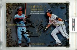 2025 BBM BBMカード35周年&週刊ベースボール4000号記念 スペシャルバージョン 長池徳士/杉本裕太郎 #CB07 COMBINED 銀紙金箔サイン版【137/200】 阪急/オリックス